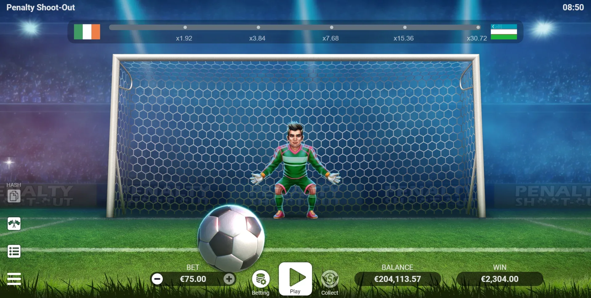 Penalty Shoot Out da Evoplay — jogo de casino de penáltis online